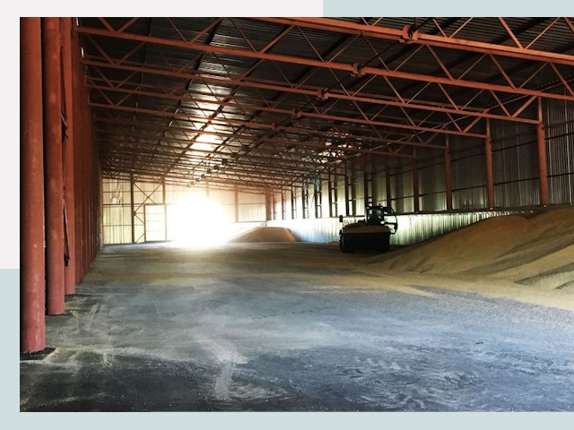 Строительство зернохранилищ в Серпухове