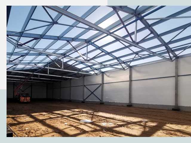 Строительство сенохранилищ в Серпухове