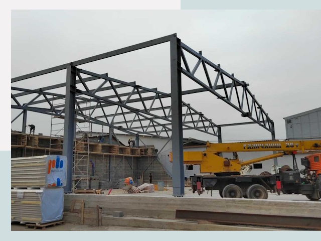 Строительство цехов в Серпухове