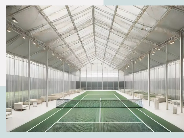 Строительство теннисных кортов в Серпухове