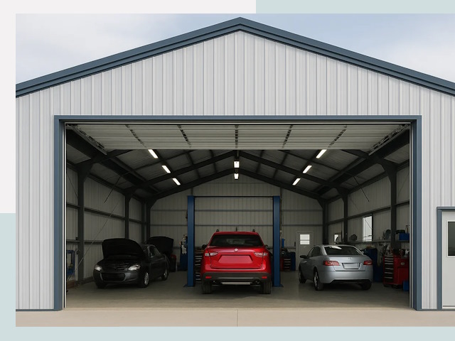 Ангары из сэндвич панелей от 610 руб. в Серпухов