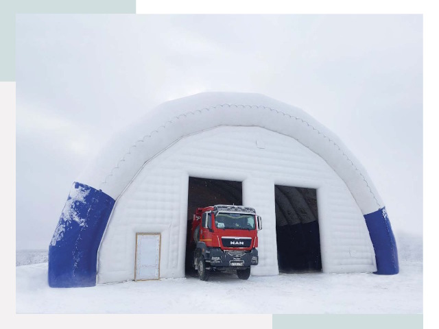 Мобильные ангары в Серпухове