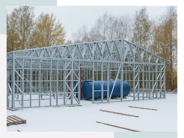 Металлические ангары в Серпухове