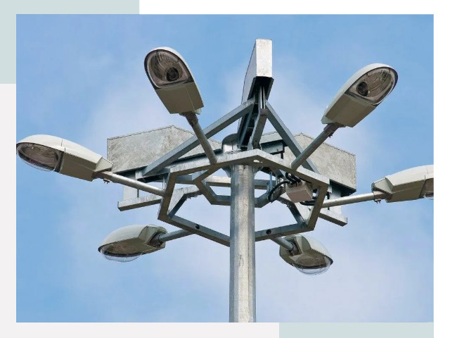 Монтаж осветительных мачт в Серпухове