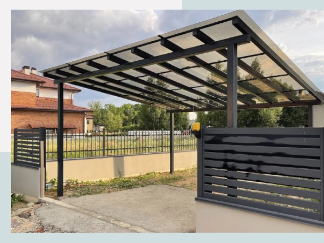 Металлические навесы в Серпухов от 610 руб. за м²