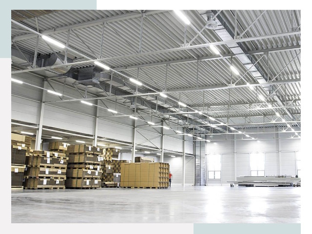 Освещение ангаров в Серпухове