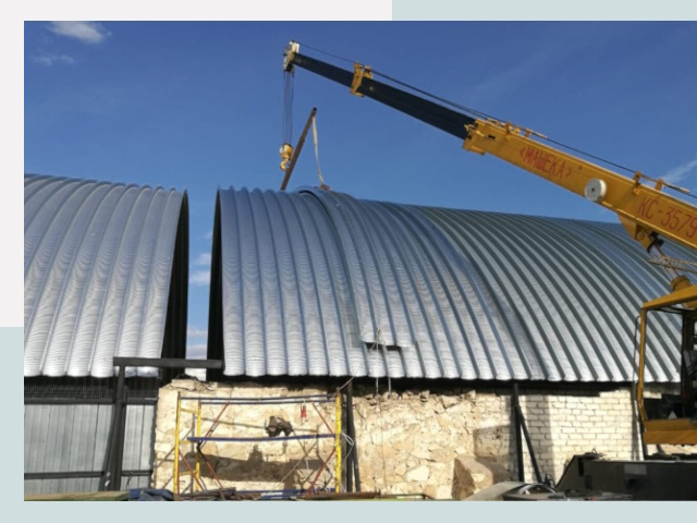 Реконструкция ангаров в Серпухове от 610 руб.